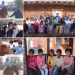 أبناء السنابل في زيارة لمدرسة المحرق للفروسية