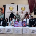 طلاب مدرسة النسيم الدولية يساهمون في مشروع الحقيبة المدرسية